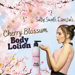Cherry Blossum Body Lotion - Jojoba + Avocado oils for all-day hydration. viral