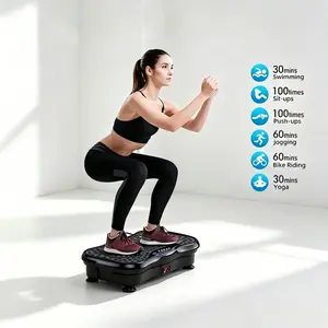 Vibration Plate Fitness Machine - Adjustable Speed Full-Body Exercise Platform Suitable for Home Gym, High-Power Silent Motor, Durable Stability, Remote Control Operation, Easy Installation, Gift for Mother-in-Law and Wife