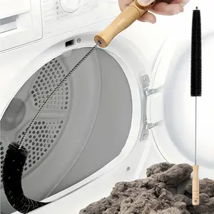 LMMAKE Dryer Vent Cleaning Brush Set 1/2pcs Lint Cleaner Tool for Home Dryer Vents Duster Laundry Room Supplies Effortlessly Clear Dust Boost Drying Efficiency Reduce Fire Risks