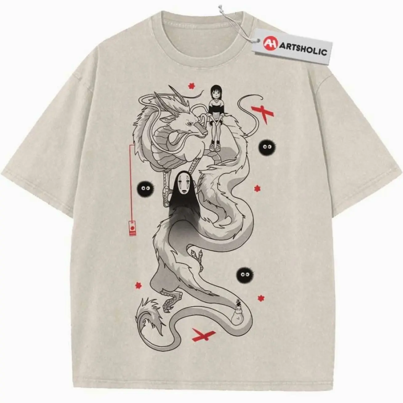 Spirited Away Shirt, Studio Ghiblii Shirt, Anime Shirt, Vintage Tee