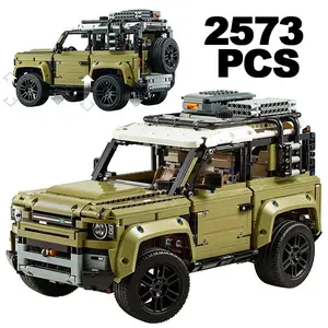 2573PCS Technical Off-road Defender Classic Car Building Blocks 42110 Set Model MOC Vehicle Toys Bricks for Boys Adult Gift