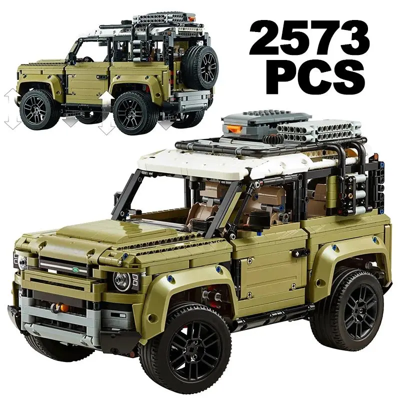 2573PCS Technical Off-road Defender Classic Car Building Blocks 42110 Set Model MOC Vehicle Toys Bricks for Boys Adult Gift Building Sets