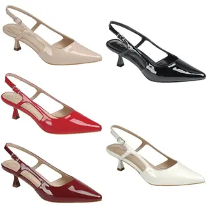 Nidia Sling Back Kitten Heel