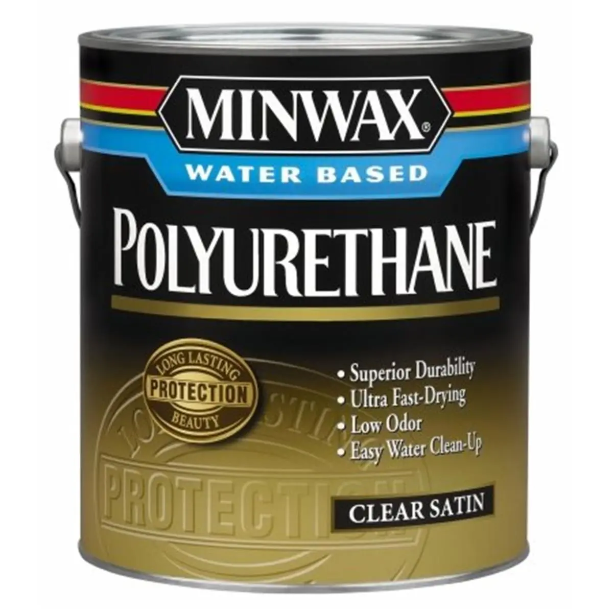 212 MAIN Ultra Fast-Drying Water-Based Satin Polyurethane Finish - 1 qt Capacity, Model 63025, Long Lasting Protection Tools & Hardware Polishing Solution