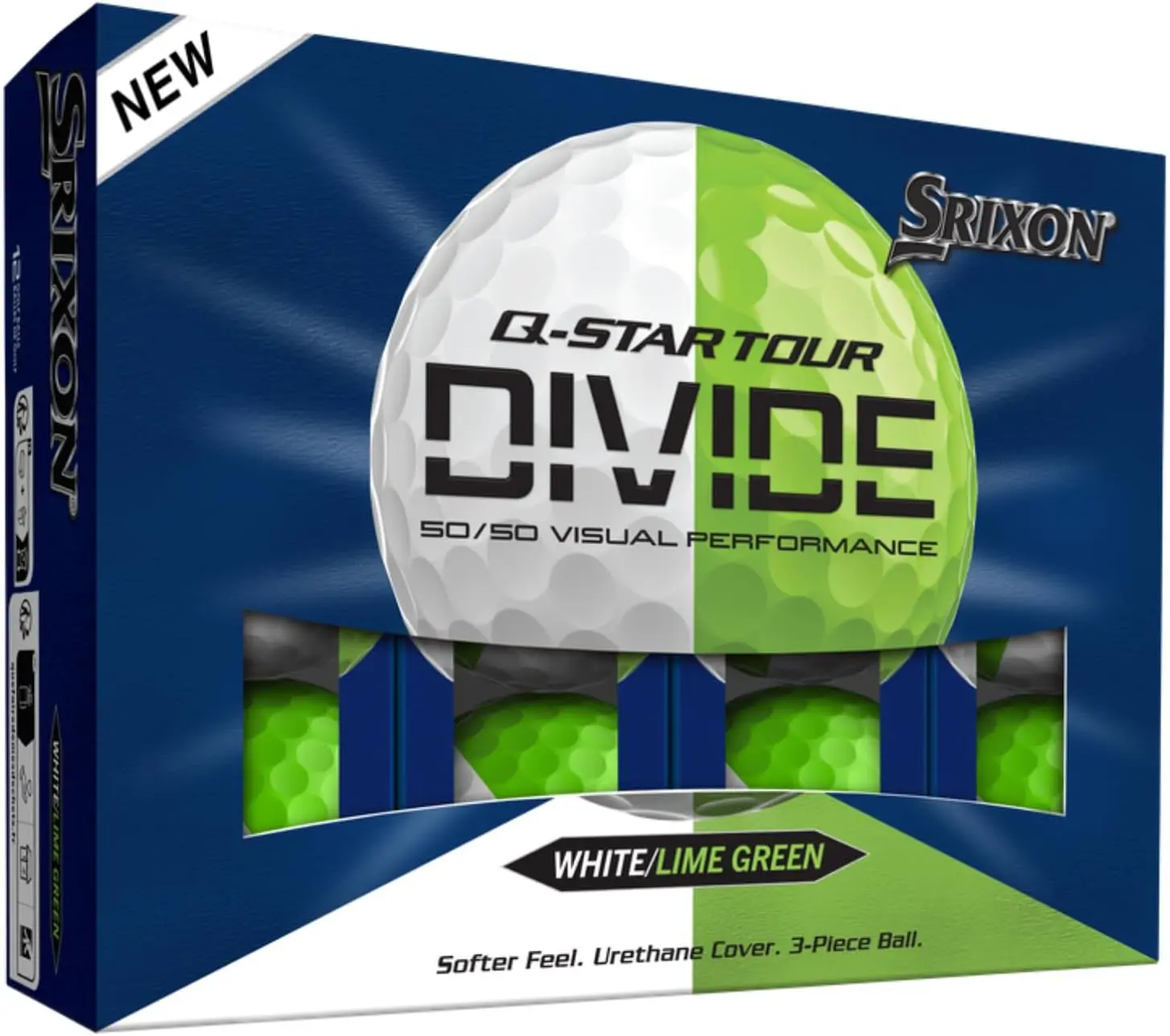 Srixon Q-Star Tour Divide Golf Balls