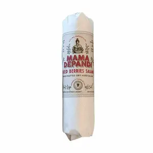 Mama DePandi Speciality Dried Salami Chub with Mixed Berries, Dry-Aged Dried Snack, 1 Pack