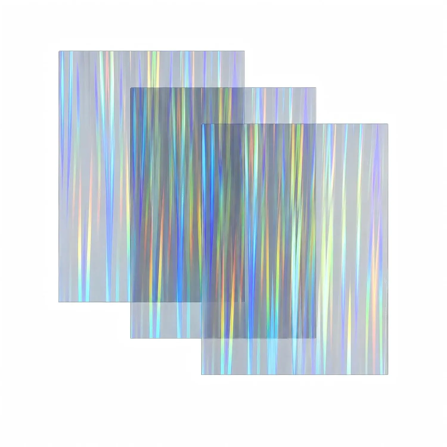 Iridescent Holographic Acrylic Sheets Sparkle Aurora Plexiglass Sheets PMMA Cast Acrylic Sheets for Laser Cutting DIY Crafts/Home Deco(3, Aurora, 8x12 inch)