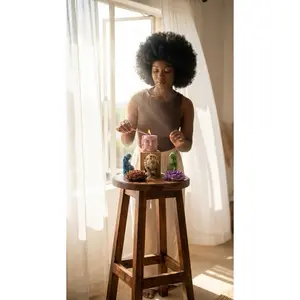 Reiki-Infused Soy Wax Candle Custom Molds and Color Options for Decor Meditation and Intentions Hand Made with Reiki Energy