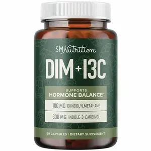 DIM & Indole 3 Carbinol for Hormone Balance | Optimum Metabolism Support, Natural Menopause Supplements for Womens Health, Antioxidants | 60 Capsules