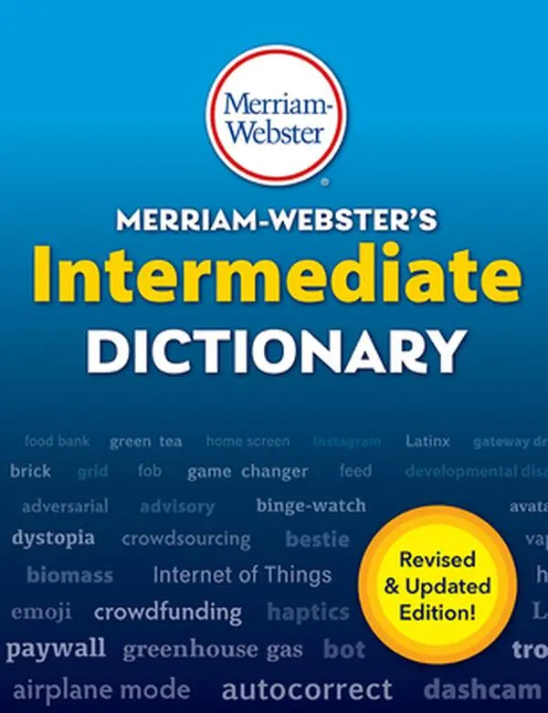 Used Merriam-Webster's Intermediate Dictionary - Hardcover English Reference Book for Health, Technology, Science, Social Media Use & Engaging with Complex Text (School & Educational, Office Stationery Supplies), 23,000 Usage Examples