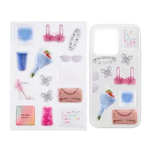Chic Candy Cane Affirmation Glossy Sticker Set - 14 Perfect Chic Affirmation Stickers for all your Devices