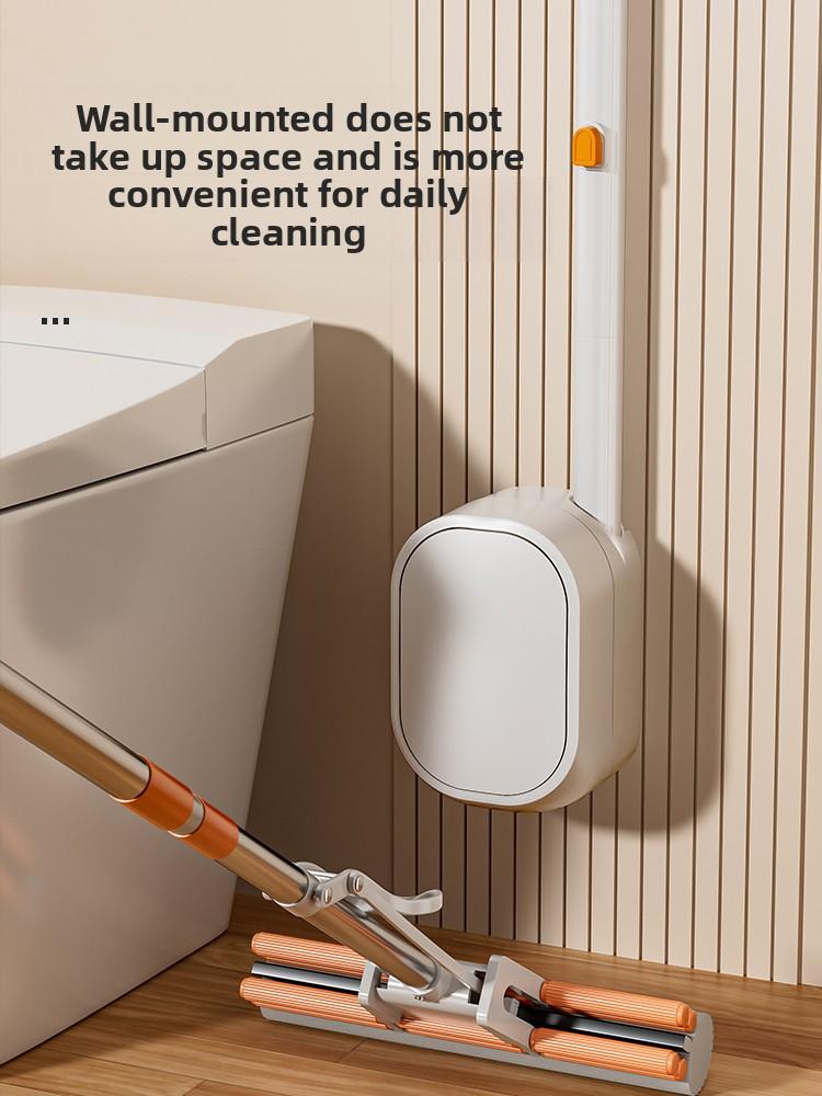 Disposable toilet brush set replacement pad toilet cleaning brush wall-mounted no dead angle cleaning sanitation Disposable toilet brush set replacement pad toilet cleaning brush wall-mounted no dead angle cleaning sanitation