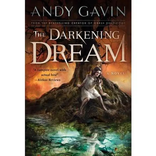 Used Gothic Literature Book - The Darkening Dream Novel by Andy Gavin (Paperback, English) - Good Vampire Novel with Actual Bite