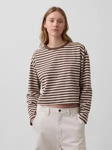GAP Knit Oversized Crop T-Shirt