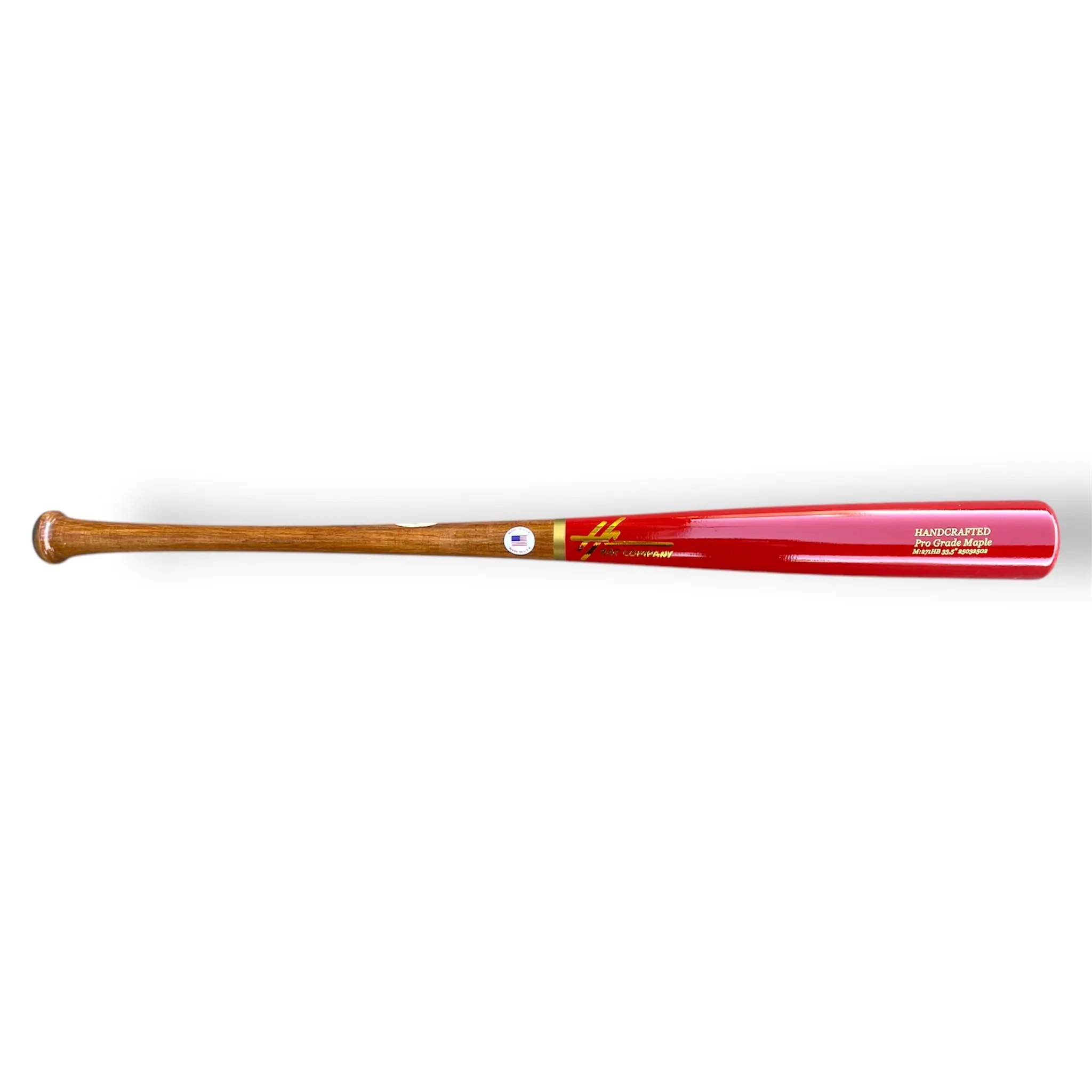 Pro Grade Maple Baseball Bat | 271HB 33.5" Balanced Bat Red