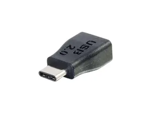 C2G USB 2.0 USB Type C to USB Micro B Adapter M/F - USB C to Phone Black