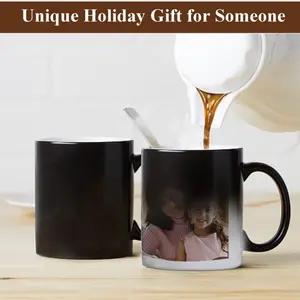 Unique Holiday Gift for Someone - Personalized Color-Changing Coffee Mugs 11 oz Washable Reusable Drinkware Mug Cup Tumbler - Reuse fathers day