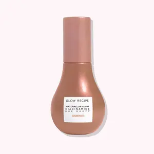 Glow Recipe Watermelon Glow Niacinamide Hue Drops, Fragrance-Infused Skincare Serum with Hyaluronic Acid & Vitamins, Tinted Sheer Tint for Calming, Brightening & Hydrating Skin, Glow Up