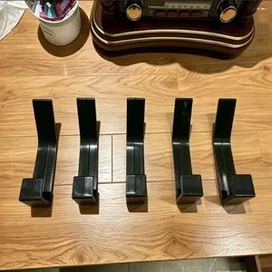 5-Piece Wall Hooks Set, No Drilling, Durable Abs Material, Multi-Functional Sticky Hooks for Bedroom, Kitchen, Bathroom