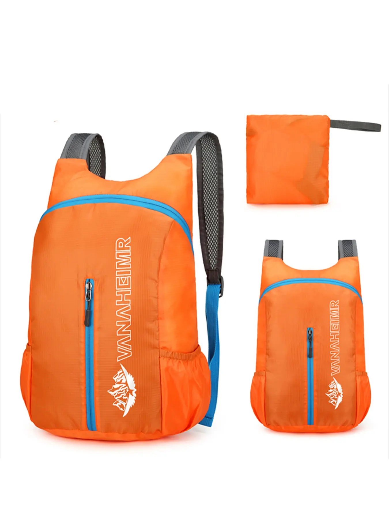 Fashion Outdoor Foldable Backpack, Ultra-Light Portable Travel Bag, Outdoor Folding Shoulder Bag, Stylish and Durable, Durable Outdoor Rucksack, Lightweight Backpack, Casual Nylon Backpack, Packable Backpack