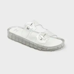 Women’s Gemma Sandals with Memory Foam Insole - Shade & Shore Clear 8