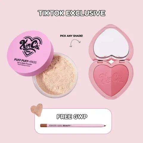 [TikTok Exclusive] Blushed & Bright Bundle - Puff Puff Pass, Thailor Blush Duo