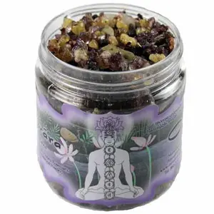 Sahasrara Crown Chakra Resin Incense 2.4oz — Prabhuji's Gifts Seventh Chakra Blend