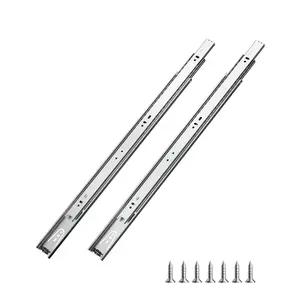 VEVOR Drawer Cabinet Slides Side Mount 24 inch 10 Pairs 100 LB Load Replacement