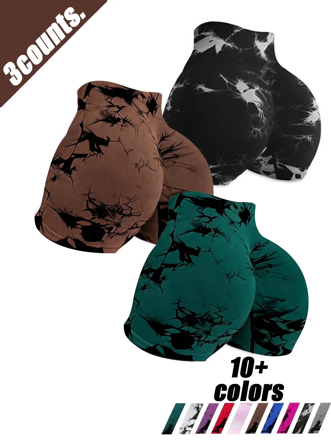 Black + Brown + Dark Green