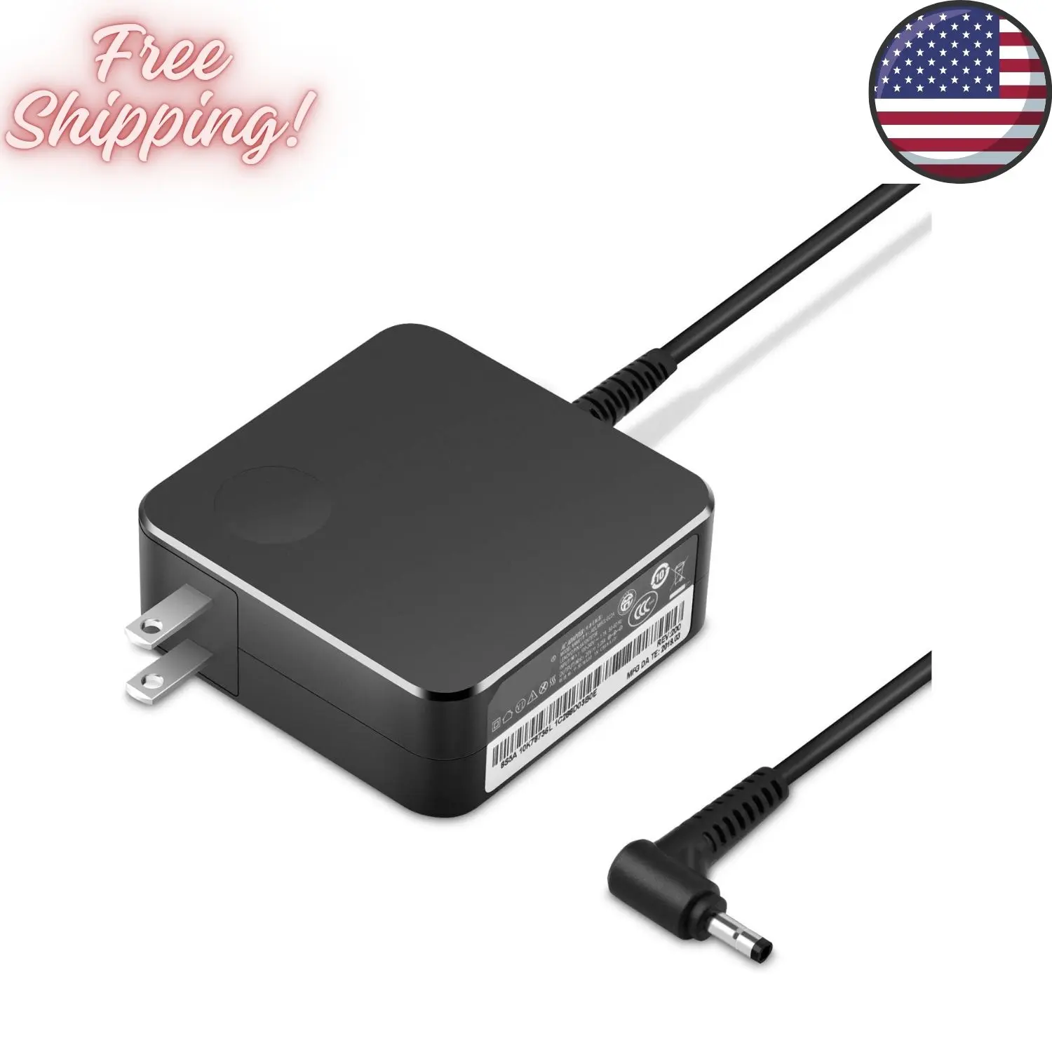 Charger Compatible with Lenovo Laptop Computer 65W 45W