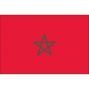 Morocco 3ft x 5ft Indoor Polyester Flag
