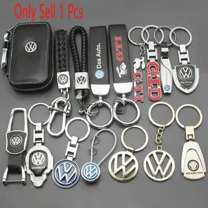 Volkswagen Keychain Accessories, Suitable for Passat Golf Jetta Sr32 Tiguan Polo CC Sharan, Durable Metal Car Accessory