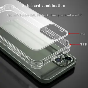 iPhone 12 Series 1PC Anti-drop Transparent Shell Phone Case Protective Cover, Slim and Lightweight Design, Easy Access to Ports and Buttons Protection Casing Protector Smartphone Cellphone Shockproof