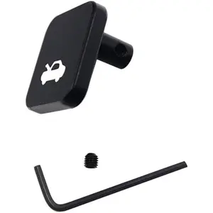 Hood Latch Release Handle Cable Repair Kit Billet Aluminum Replacement For Civic,CRV,Element (Civic: 1996-2005, CRV: 1997-2006, Element: 2003-2011)