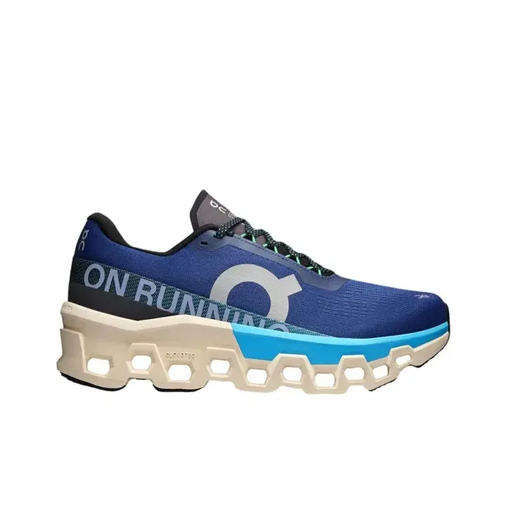 Blue Trail Hiking Sneakers, Breathable Mesh Upper, Hollow Cutout Cushion Sole, Lightweight Unisex Outdoor Shoes for Trail Running & Hiking