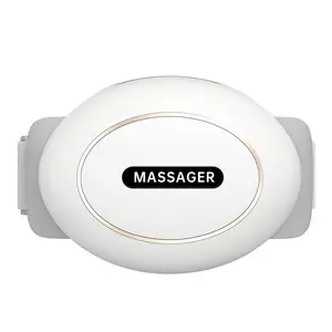 Abdominal massager, heating abdominal massage device, for constipation, flatulence, bloating and reflux, soothing kneading abdominal massager, brings digestive comfort, rechargeable and portable