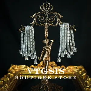 Guardian Wings Silver Tassel Earrings with a Sense of High - end Luxury 21951