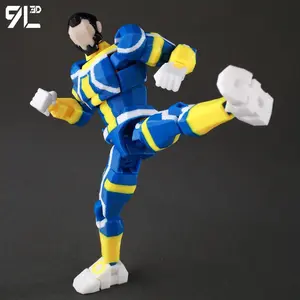 9L3D Multi-Jointed Poseable Figure Invincible T13 Dummy13 Collector's 3D Printed Figure Flexible Joint Stress Relief Toy Gift