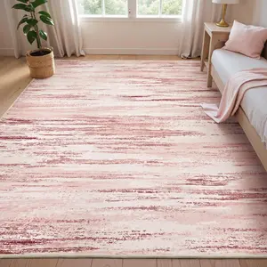 Pink Rug-5x7 Area Rugs for Living Room, Ultra Soft Washable Rugs for Bedroom Non Slip  Rug,  Rug Playroom Carpet for Bedroom, Pink
