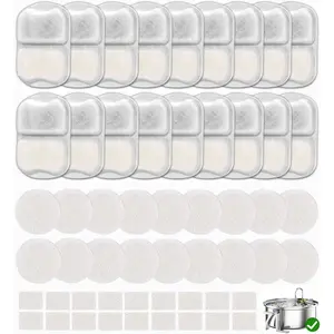 18 Sets Pet Water Fountain Filter Replacement Compatible with Oneisall 7L/230oz Stainless Steel Dog Dispenser - Filtered Dog Water Bowl - Replacement Filte