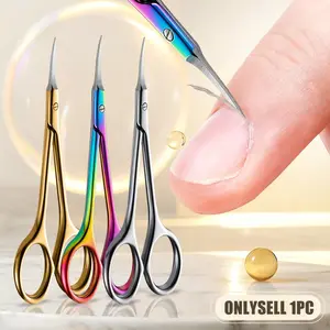 Russian Style Nail Clipper with Exfoliating Function, Curved Head Design, Professional Stainless Steel, Ideal for Nail Care and Art Tools