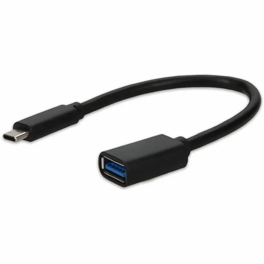 AddOn 5-Pack of USB 3.1 C Male to USB 3.0 A Male Black Adapters