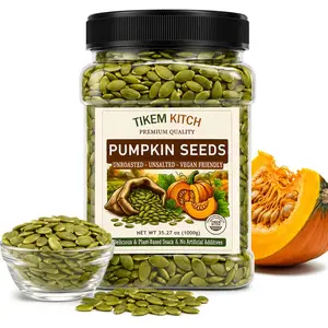 All-Natural Clean Hulled Pumpkin Seeds (300g-1000g Bulk Ambient Pack) | Sugar-Free, Vegan, Mineral-Rich Shelled Pepitas for Granola, Baking, Healthy Snacking