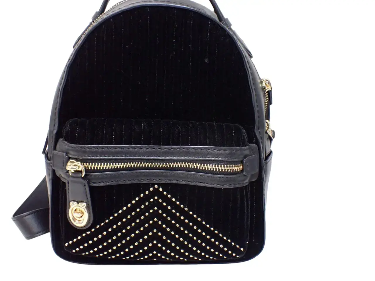 coach campus backpack with patchwork Mini Charlie Americana Coach Bags Coach Monogram Backpack