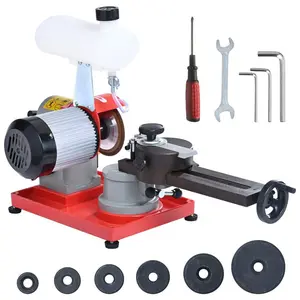 fathersdaygift VEVOR Circular Saw Blade Sharpener, 370W Saw Blade Grinding with Water Injection, Water Injection Circular Saw Blade Sharpening 6 Saw Centerings, 5-inch Grinding Wheel for Carbide Tipped Saw Blades
