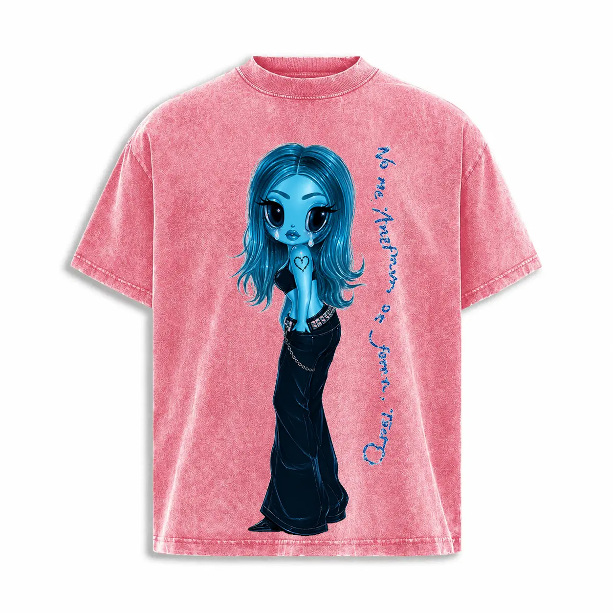 Karol No Me Arrepiento De Sentir, Y2K Oversized Shirt, Latin Music Fan Gift, Cute Retro Streetwear, Bichota, VintageWash Casual Cotton