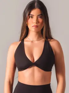 ACTA Evo Twist Bra - Lightweight & Breathable No Pads Super Stretchy with Twisted Front & Sturdy Straps for Unique Style Yoga Workout Activewear Yoga Gym Activewear Fitness Clothes