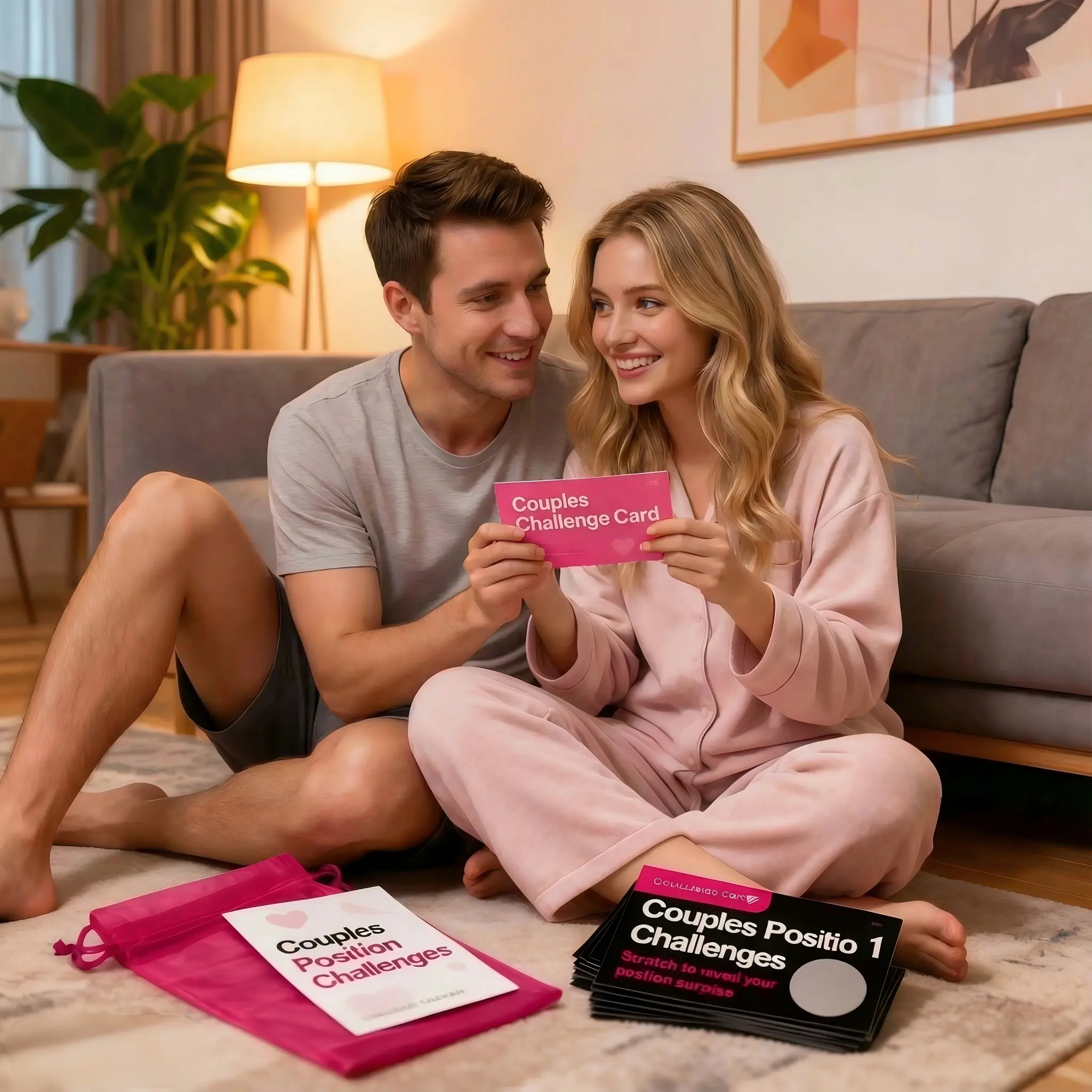 Funny Couple Tabletop Game - Adult No-Power Needed Scratch Card, Instant Surprise Sweet Surprise Game, Romantic Anniversary & Birthday Gift, Party Favor