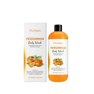 OceAura Persimmon Fresh Shower Gel gently moisturizes and cleanses the skin, leaving it smooth, delicate, and nourished with plant extracts