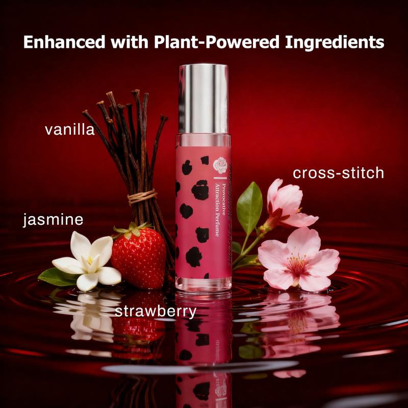 Pheromones Perfumes for Women, Long Lasting Sensual Grown-Up Floral and Fruity Fragrance, Travel Size, Rollerball with Sweet, Jasmine, Feminine Scent 0.34 oz (10 mL)